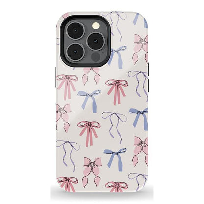 The Valentine's Collection | Pastel Bows Case Phone Case Casetry Essential + MagSafe® iPhone 14 Plus