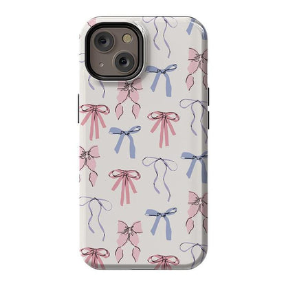 The Valentine's Collection | Pastel Bows Case Phone Case Casetry Essential + MagSafe® iPhone 15