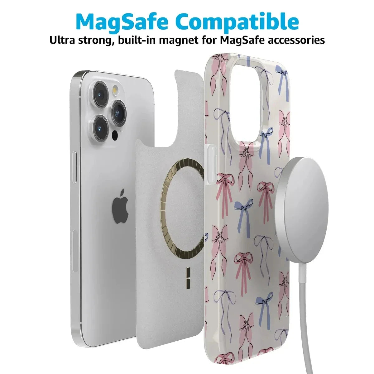 Coquette Girlie | Pastel Bows Case Phone Case Casetry