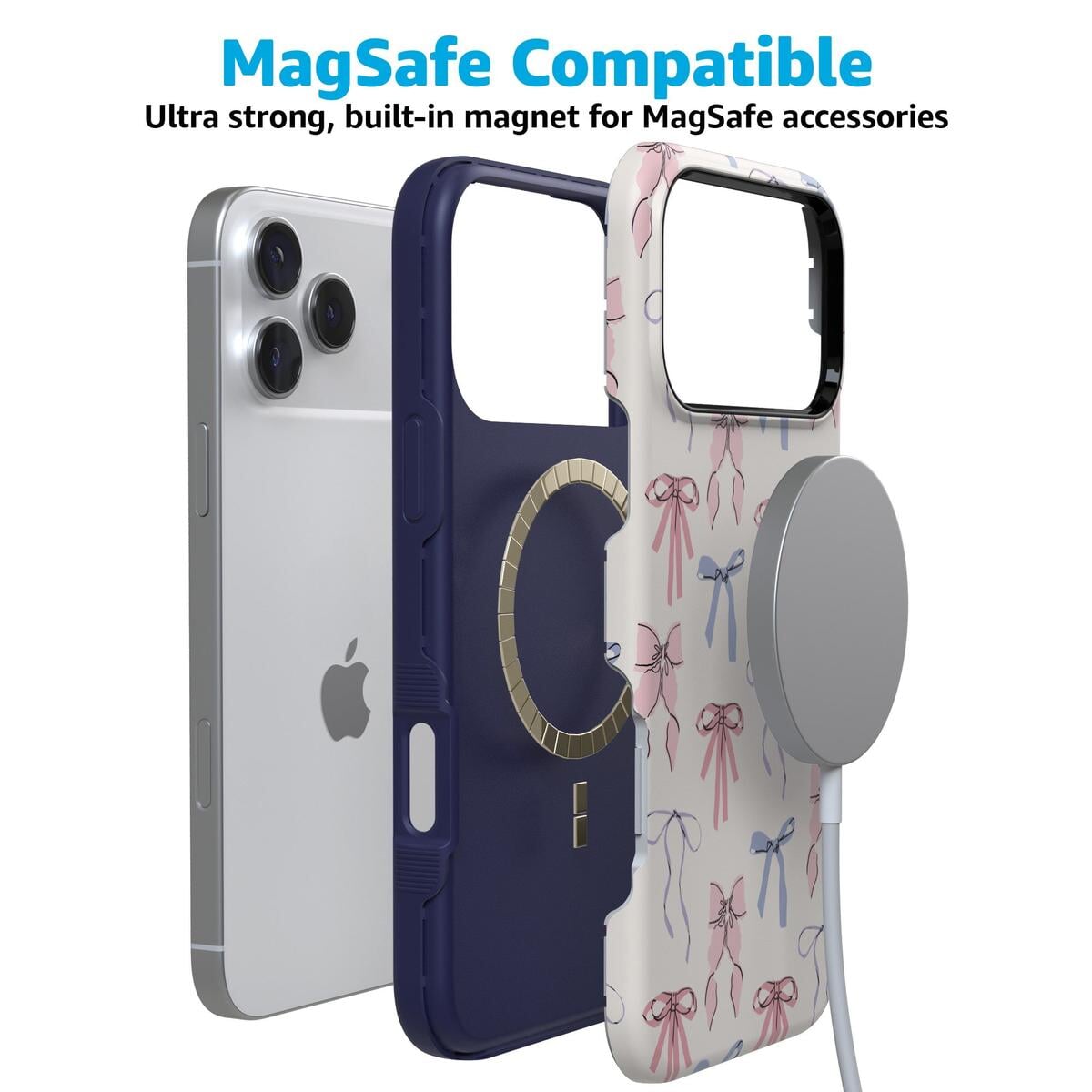 Coquette Girlie | Pastel Bows Case Phone Case Casetry