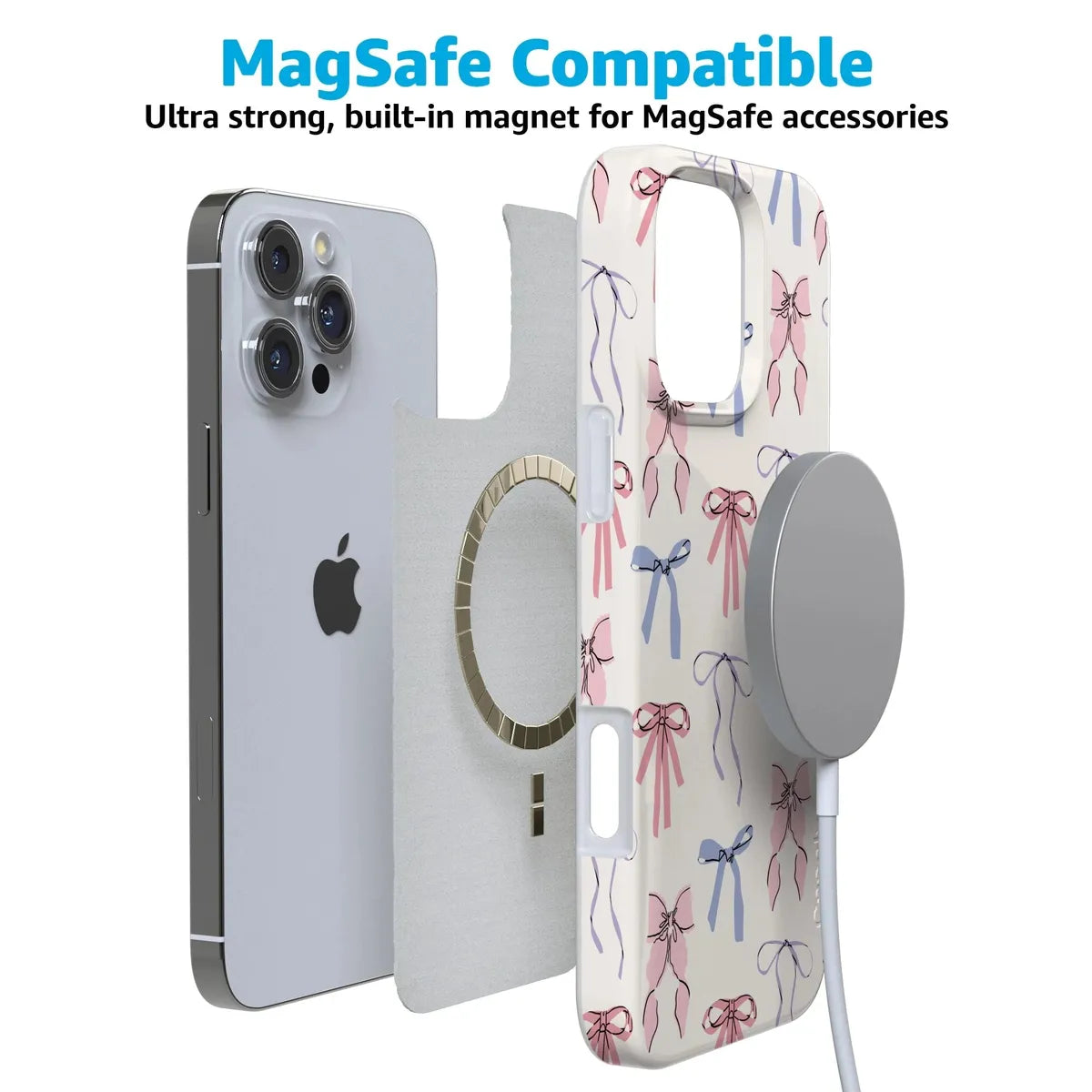 Coquette Girlie | Pastel Bows Case Phone Case Casetry