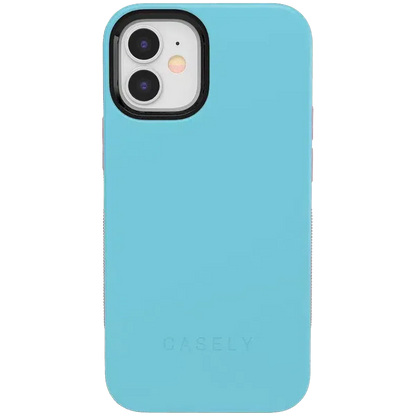 Cotton Candy Electric Blue on Pink | Ultra-Protective Bold Case iPhone Case get.casely Bold iPhone 12 Mini