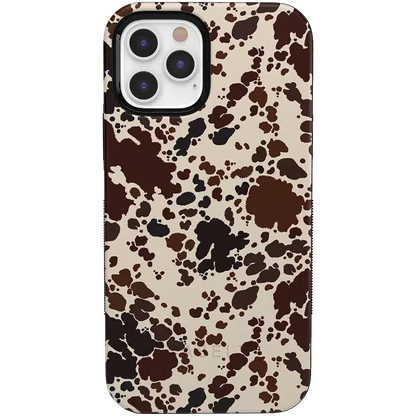 Cowgirl Envy | Cow Print Case iPhone Case get.casely Bold + MagSafe® iPhone 12 Pro