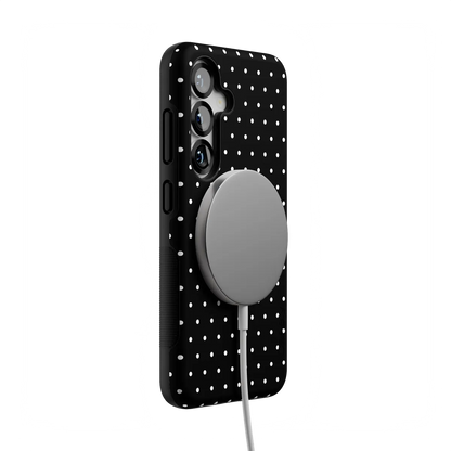 On the Dot | White Polka Dot Case