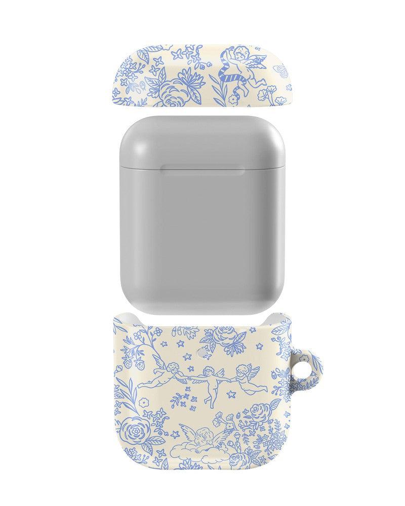 Cupid's Canvas | Periwinkle Floral AirPods Case AirPods Case Casetry