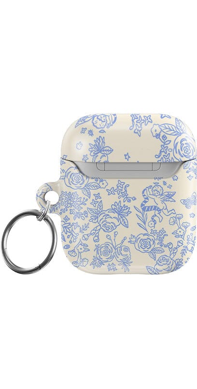 Cupid's Canvas | Periwinkle Floral AirPods Case AirPods Case Casetry