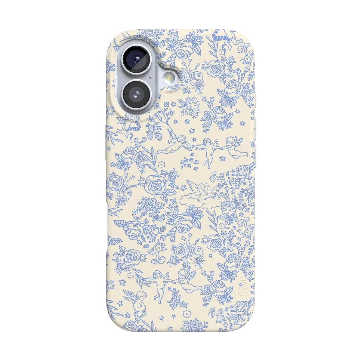 Cupid's Canvas | Periwinkle Floral Case Phone Case Casetry Classic + MagSafe® iPhone 17