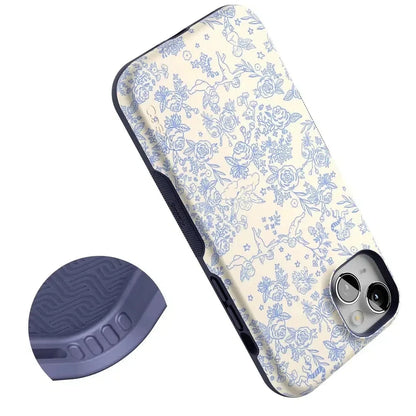 Cupid's Canvas | Periwinkle Floral Case Phone Case Casetry