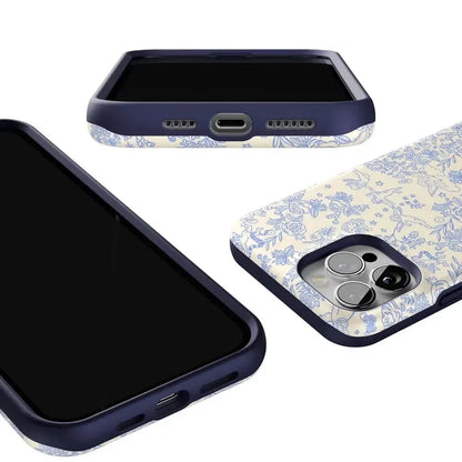 Cupid's Canvas | Periwinkle Floral Case Phone Case Casetry