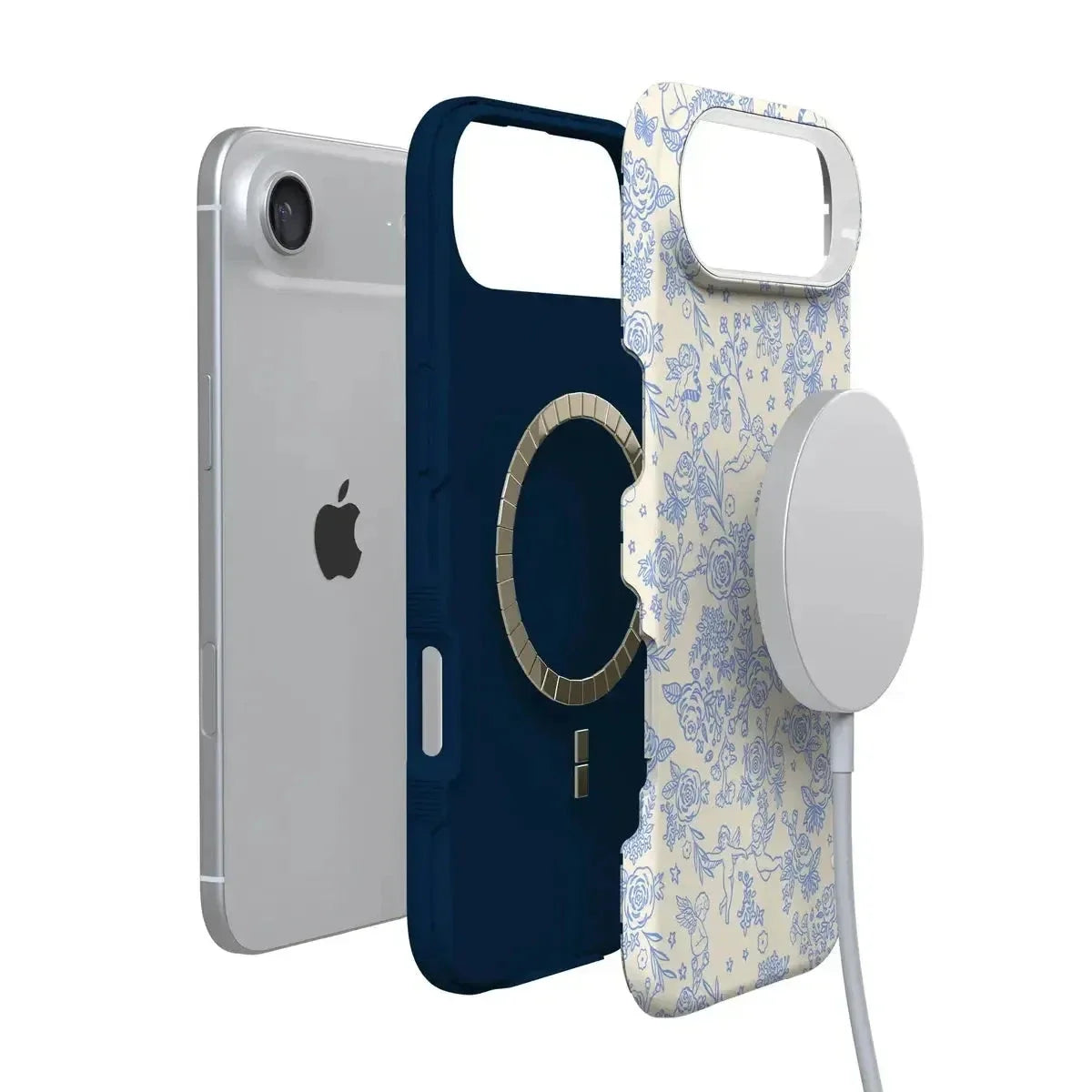 Cupid's Canvas | Periwinkle Floral Case Phone Case Casetry