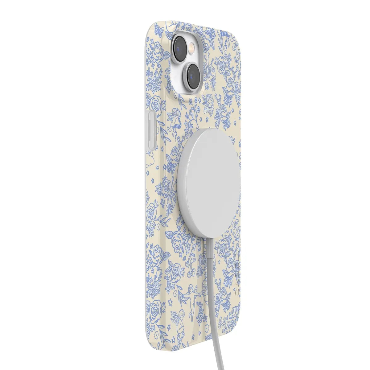 Cupid's Canvas | Periwinkle Floral Case Phone Case Casetry