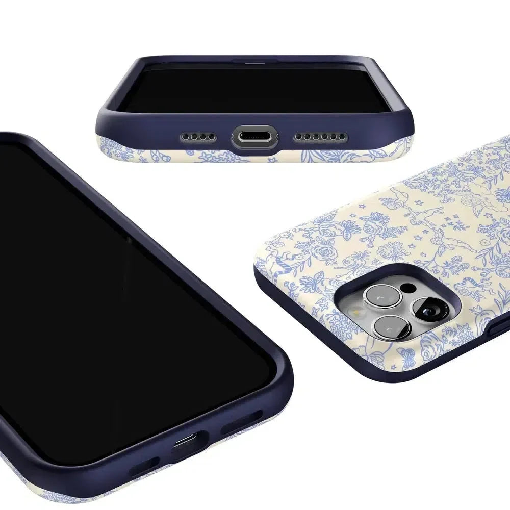 Cupid's Canvas | Periwinkle Floral Case Phone Case Casetry