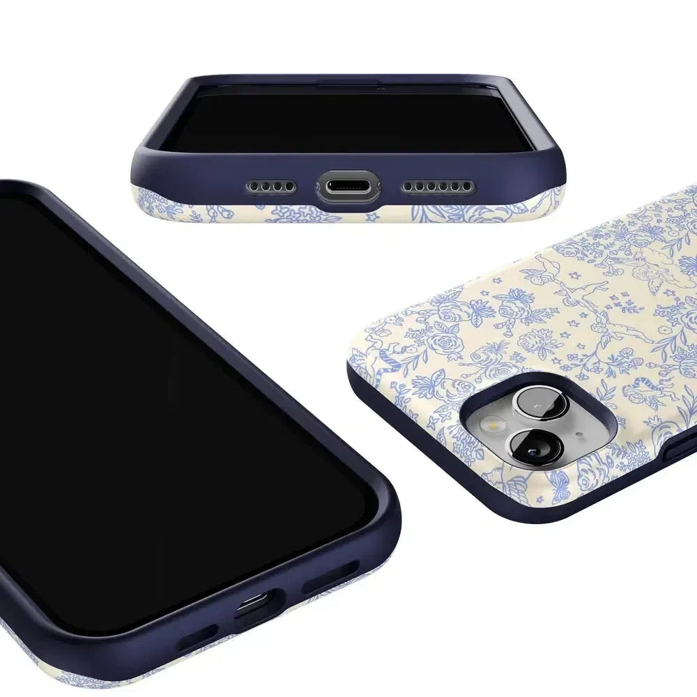 Cupid's Canvas | Periwinkle Floral Case Phone Case Casetry