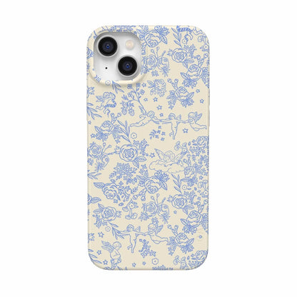 Cupid's Canvas | Periwinkle Floral Case Phone Case Casetry