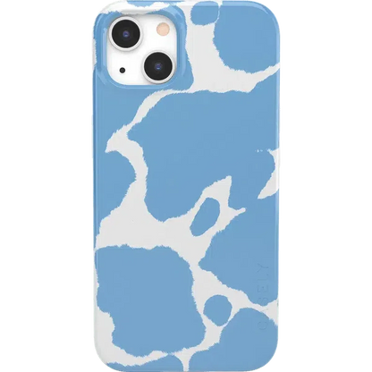 Current MOOd | Light Blue Cow Print Case iPhone Case get.casely Classic iPhone 13 Mini