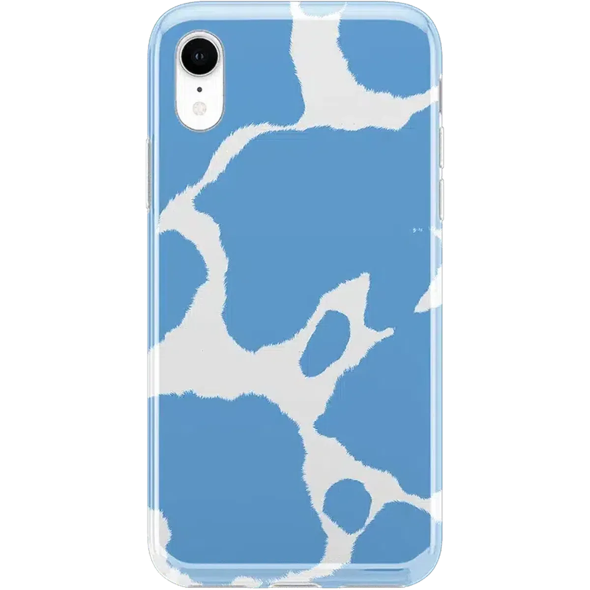 Current MOOd | Light Blue Cow Print Case iPhone Case get.casely Classic iPhone XR