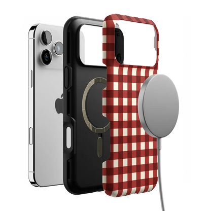 Checked Twice | Red Plaid Case