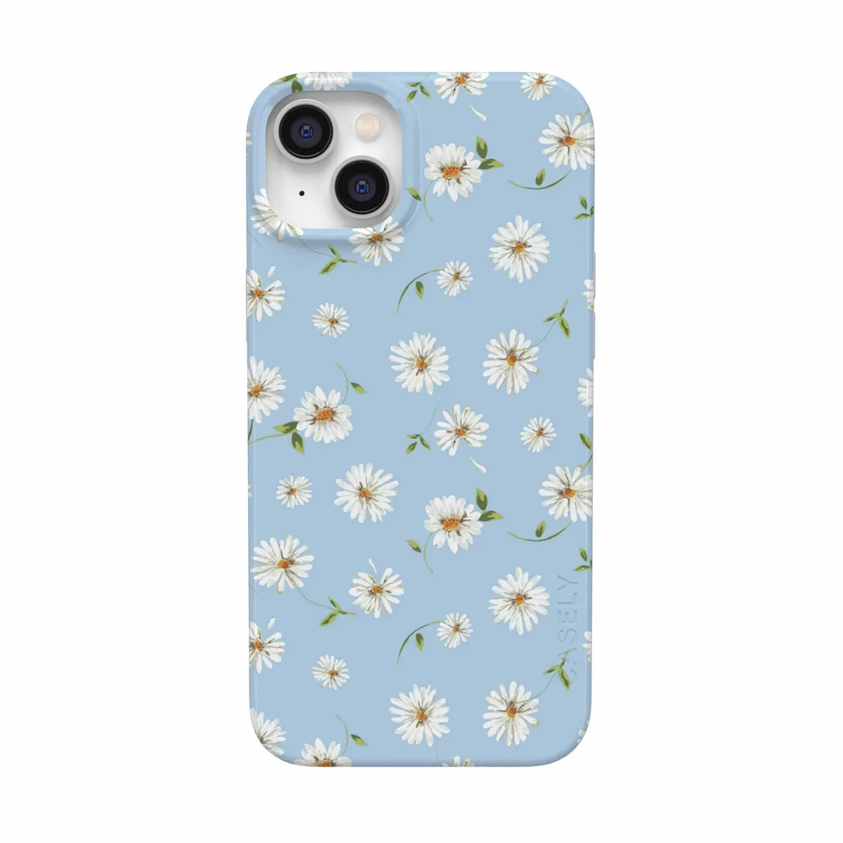 Daisy Daydream | Baby Blue Floral Case iPhone Case get.casely Classic + MagSafe® iPhone 14 Plus