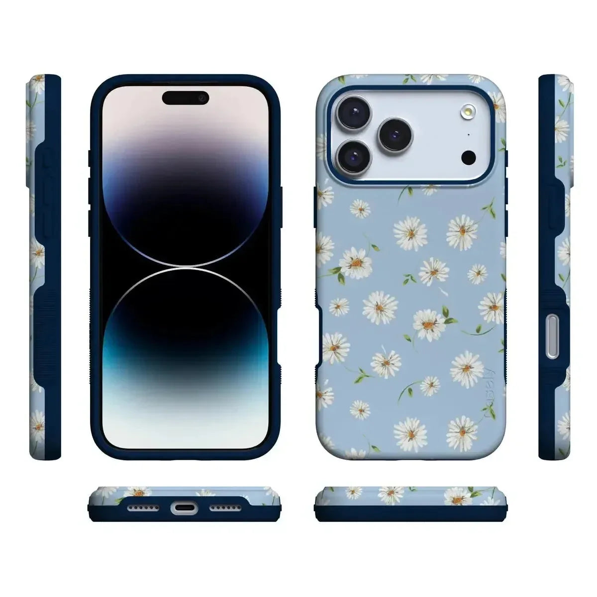 Daisy Daydream | Baby Blue Floral Case iPhone Case get.casely