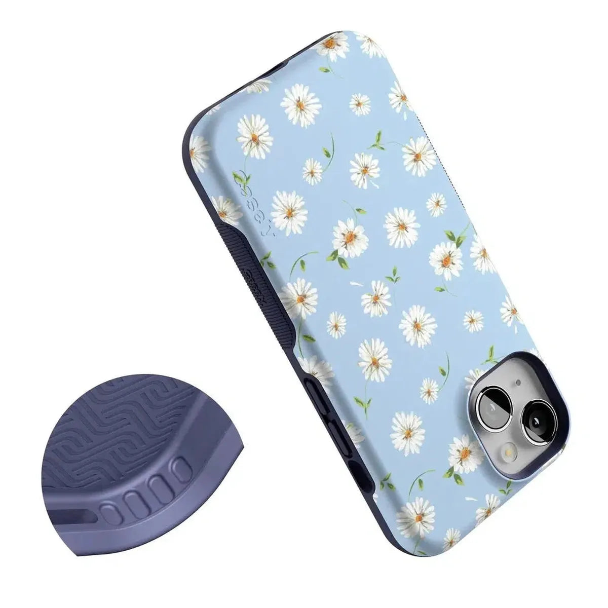 Daisy Daydream | Baby Blue Floral Case iPhone Case get.casely