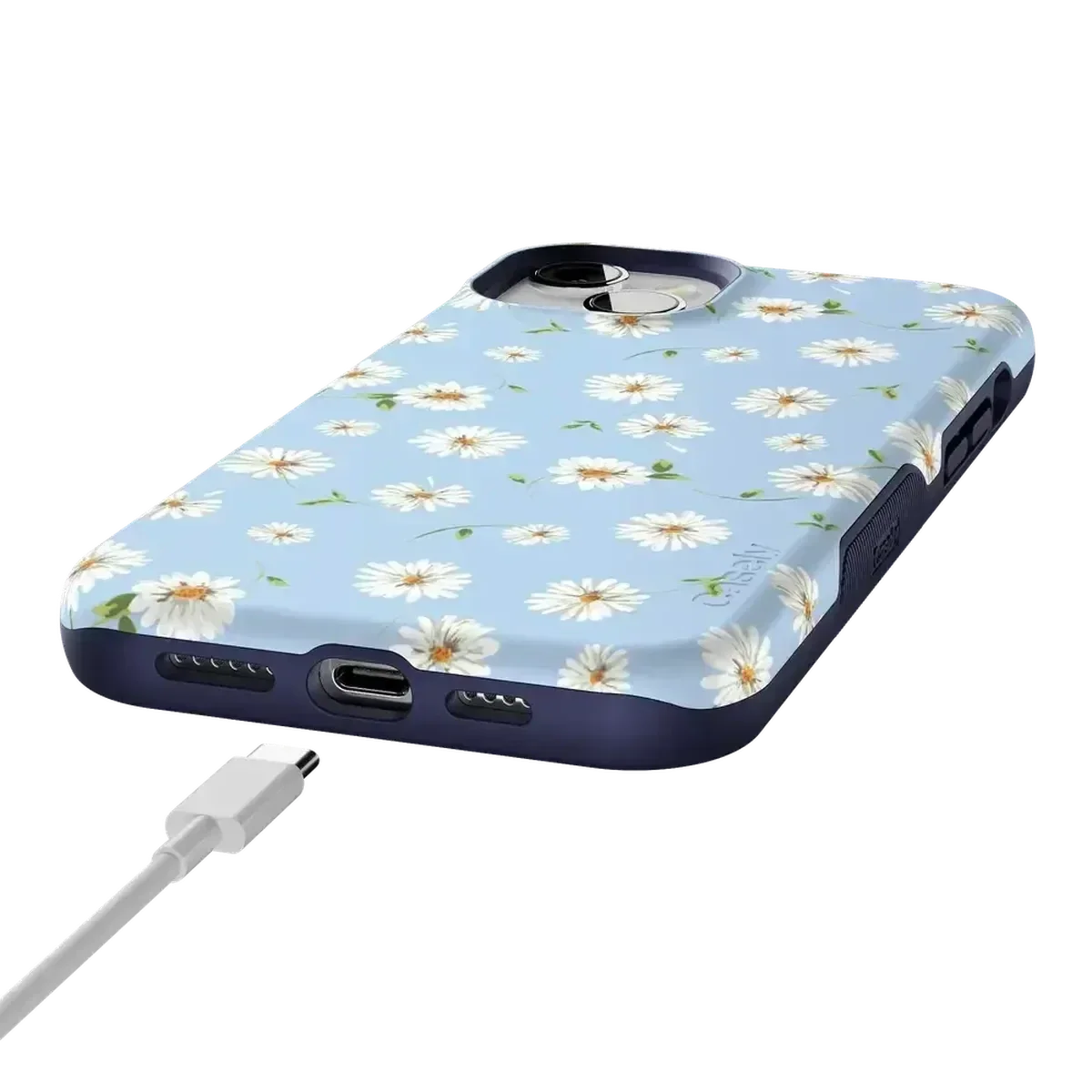 Daisy Daydream | Baby Blue Floral Case iPhone Case get.casely