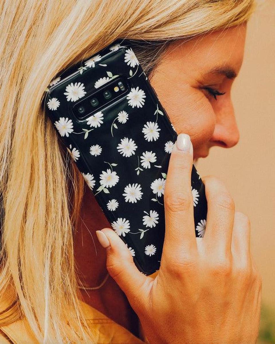 Daisy Daydream | Black Floral Samsung Case Samsung Case get.casely