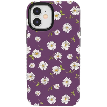 Daisy Daydream | Plum Purple Floral Case iPhone Case get.casely Bold iPhone 12