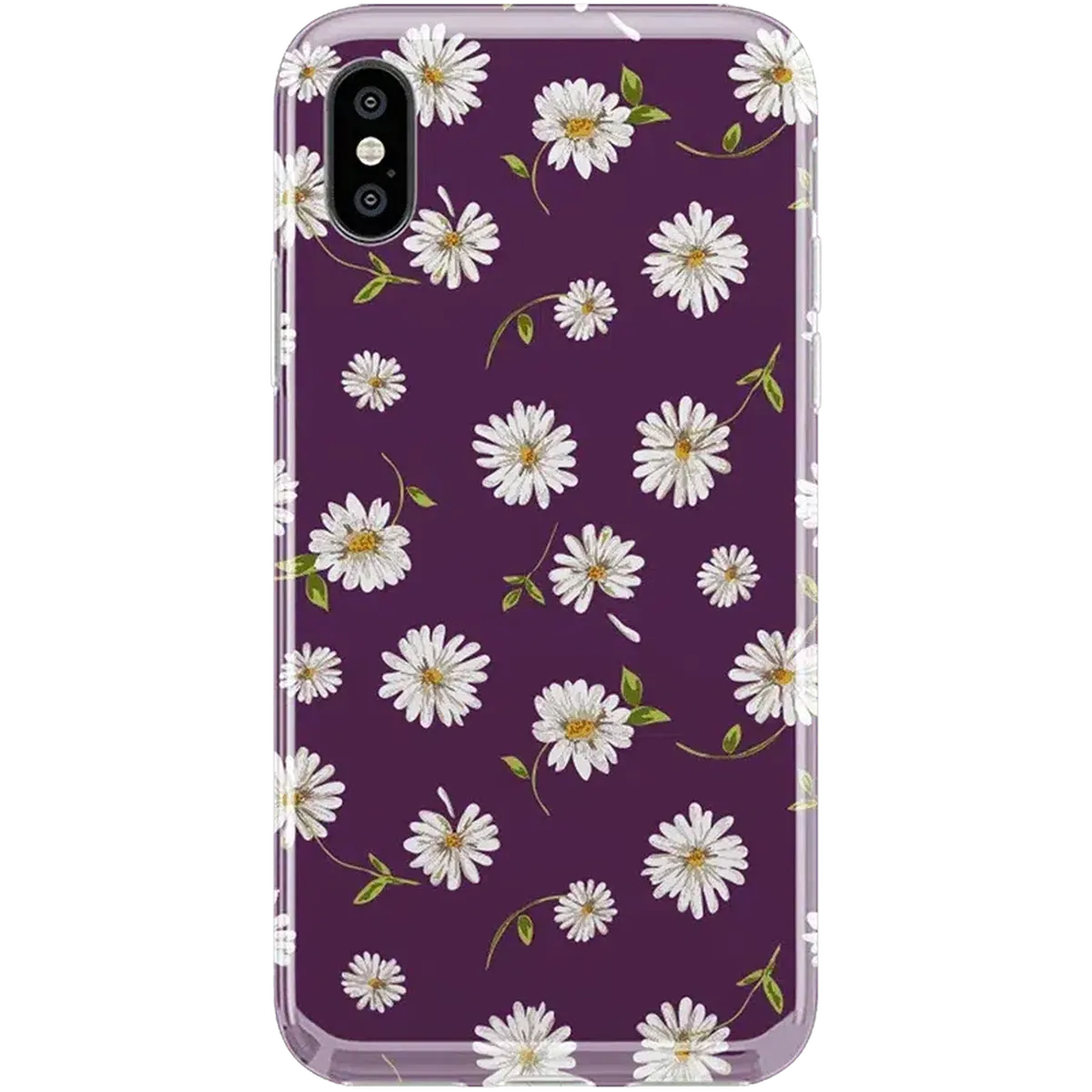 Daisy Daydream | Plum Purple Floral Case iPhone Case get.casely Classic iPhone XS Max