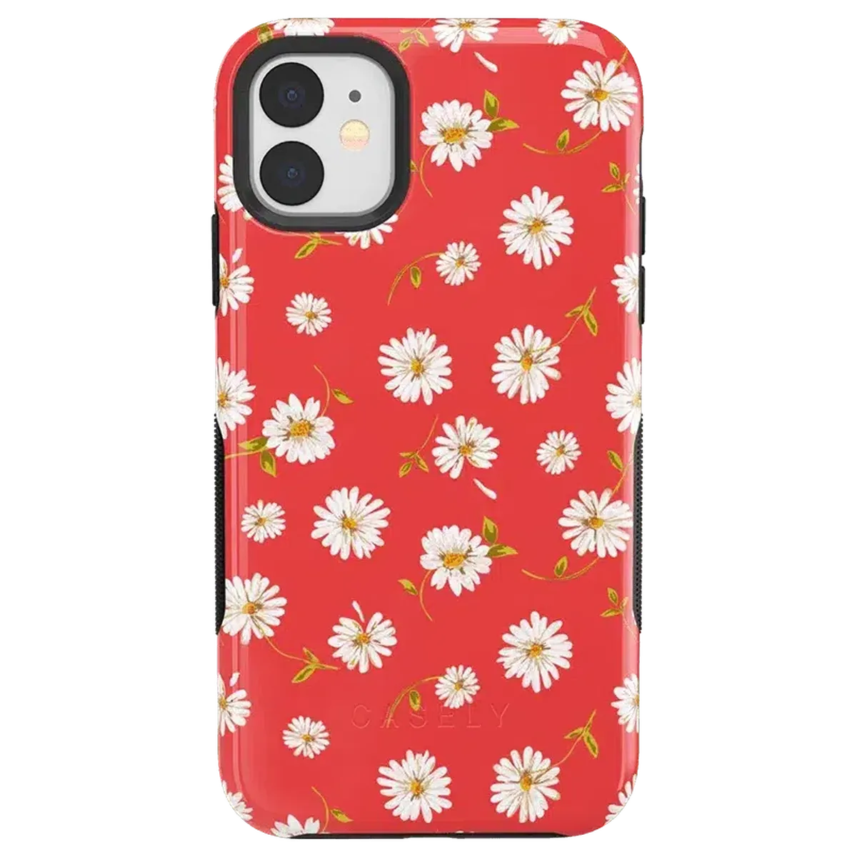 Daisy Daydream | Red Coral Floral Case iPhone Case get.casely Bold iPhone 11