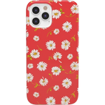 Daisy Daydream | Red Coral Floral Case iPhone Case get.casely Classic iPhone 12 Pro Max