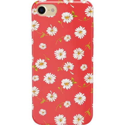 Daisy Daydream | Red Coral Floral Case iPhone Case get.casely Classic iPhone 6/7/8