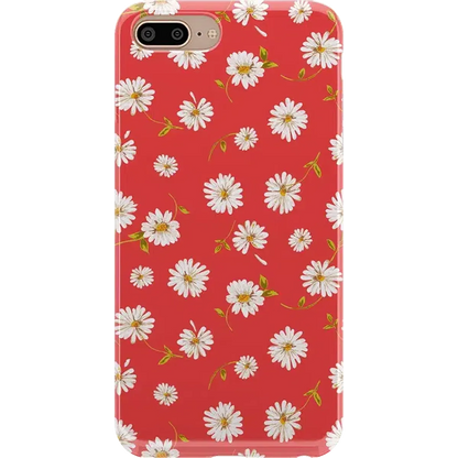 Daisy Daydream | Red Coral Floral Case iPhone Case get.casely