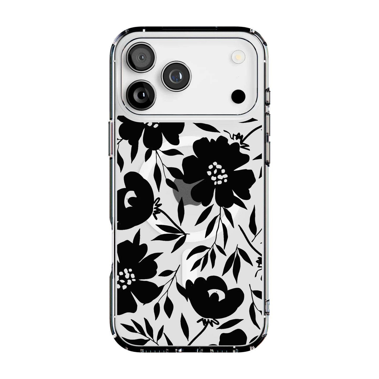 Dark Fantasy | Contrast Floral Case iPhone Case get.casely Clear + MagSafe® iPhone 17 Pro Max