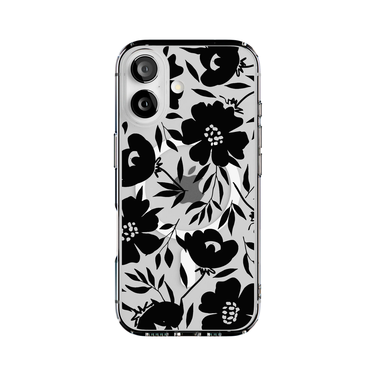 Dark Fantasy | Contrast Floral Case iPhone Case get.casely Clear + MagSafe® iPhone 17