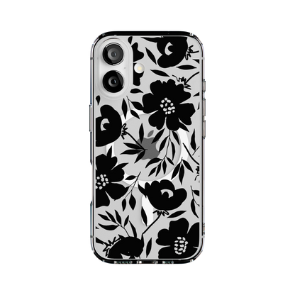 Dark Fantasy | Contrast Floral Case iPhone Case get.casely Clear + MagSafe® iPhone 17