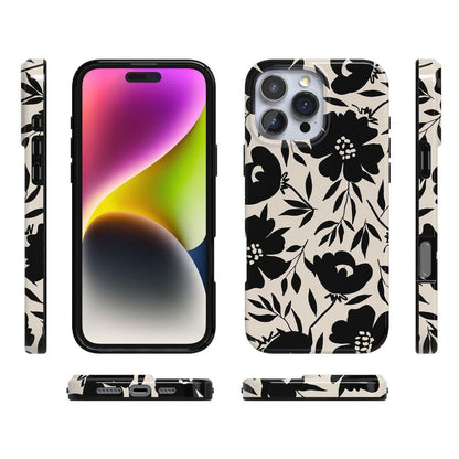 Dark Fantasy | Contrast Floral Case iPhone Case get.casely