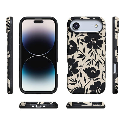 Dark Fantasy | Contrast Floral Case iPhone Case get.casely