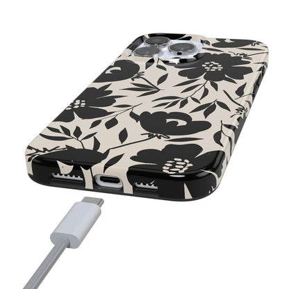 Dark Fantasy | Contrast Floral Case iPhone Case get.casely