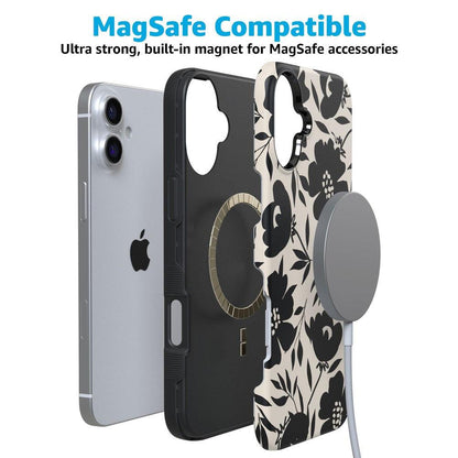 Dark Fantasy | Contrast Floral Case iPhone Case get.casely