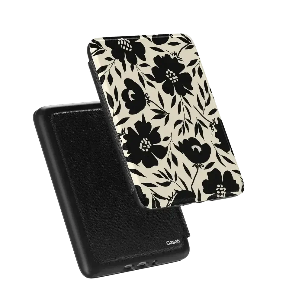 Dark Fantasy | Contrast Floral Kindle Case Kindle Case get.casely