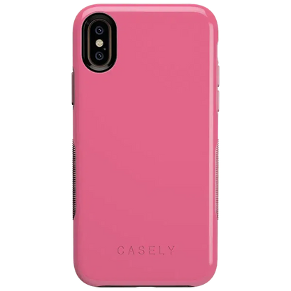 Dark Pink on Pink | Ultra-Protective Bold Case iPhone Case get.casely