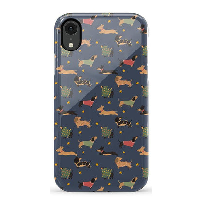 Dashing Doxies | Dachshund Dog Case Phone Case Casetry Essential iPhone XR