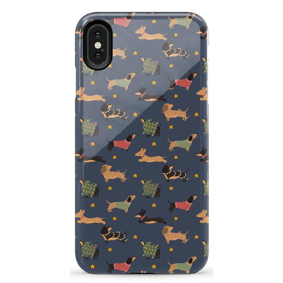 Dashing Doxies | Dachshund Dog Case Phone Case Casetry Essential iPhone XS Max