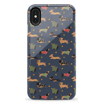 Dashing Doxies | Dachshund Dog Case Phone Case Casetry Essential iPhone XS Max