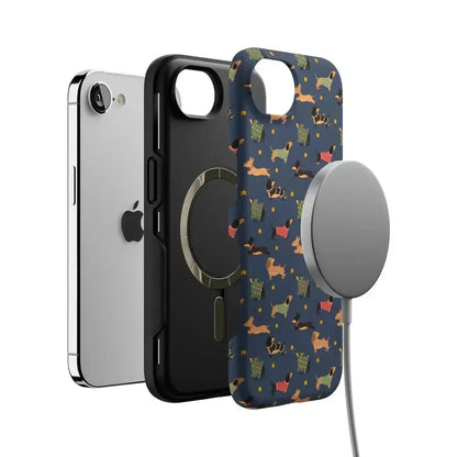 Dashing Doxies | Dachshund Dog Case Phone Case Casetry
