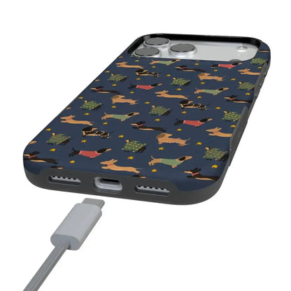 Dashing Doxies | Dachshund Dog Case Phone Case Casetry
