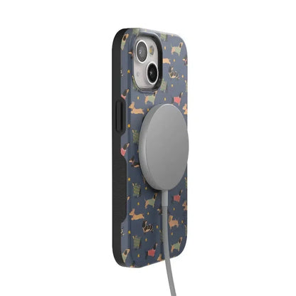 Dashing Doxies | Dachshund Dog Case Phone Case Casetry