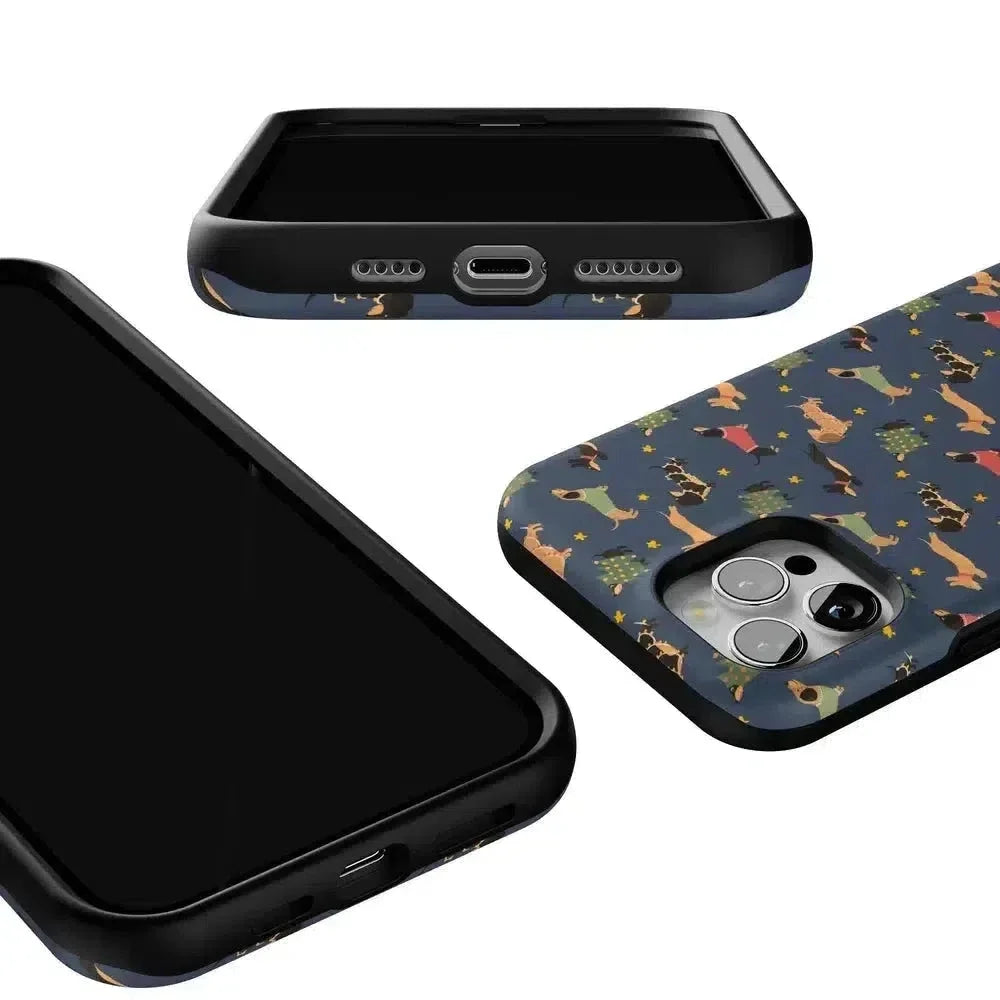 Dashing Doxies | Dachshund Dog Case Phone Case Casetry