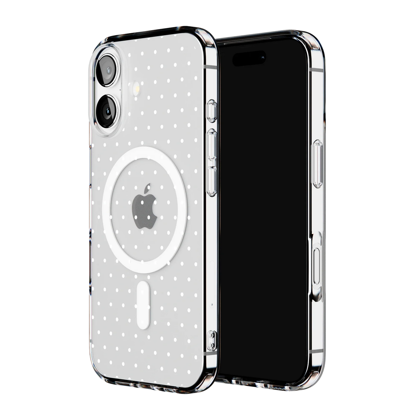 On the Dot | White Polka Dot Case