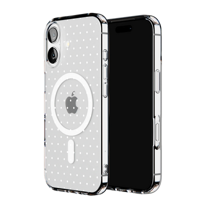 On the Dot | White Polka Dot Case